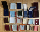 oo056 - very large lot of East German medal award cases
