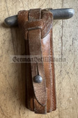 oo047 - original East German VP VoPo & MfS Stasi restraining handcuffs Knebelkette with leather belt pouch