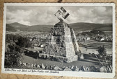 ac821 - c1939 Swastika monument Hitler-Stein in Zella-Mehlis in Germany
