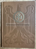 ac826 - c1937 NSDAP NS Volkswohlfahrt membership book with photo & due stamps - man from Trier