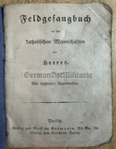 ac831 - WW2 German Feldgesangbook for Catholics - field service hymn book