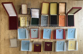oo006 - very large lot of East German medal award cases
