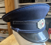wo203 - TraPo Transportpolizei Transport Police Wachtmeister non-Officer ranks VP VoPo police visor hat - size 55