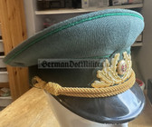 wo197 - original East German Volkspolizei Generals ranks VP VoPo BePo police visor hat - size 58