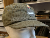 ft042 -  UTV NVA Army Strichtarn Ski Cap hat Baseball type - with rank patch