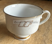 ac856 - c1970s/80s Interflug state airline onboard inflight drinks serving coffee cup
