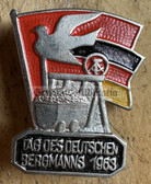 ac839 - East German Badge - Day of the Miners and Energy Workers 1963