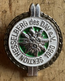 ac843 - German DAV Alpine Skiing & Mountaineering Edelweiss club - badge