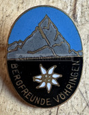 ac847 - German Alpine Skiing & Mountaineering Edelweiss club - badge