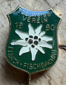 ac852 - 5 - German Alpine Skiing & Mountaineering Edelweiss club - badge