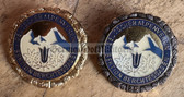 ac854 - German Berchtesgaden Alpine Skiing & Mountaineering Edelweiss club - 25 & 50 years membership honour badge