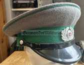 gw003 -  GT Grenztruppen Border Guards conscript ranks visor hat - size 61