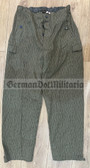 gw043 - scarce BePo riot police Strichtarn trousers with riveted buttons - size ug52