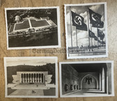 mp083 - c1930s German cigarette collector cards - NSDAP Party Rallye Nürnberg