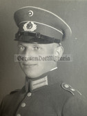 ac882 - Reichswehr interwar soldier with visor hat portrait photo