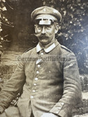 ac885 - c1918 dated German WW1 soldier with medal ribbon photo