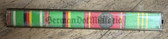 is018 - 4 place paper medal ribbon bar - VP VoPo Volkspolizei police for low ranks - Officer and non Officer