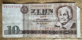 od041 - East German 10 Marks issued banknote from 1975 - legal tender - ciculated
