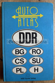 ob024 - c1983 East German car road Atlas of the DDR & Eastern Europe