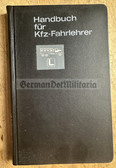 wb033 - c1977 NVA handbook for military driving instructors - illustrated many illustrations