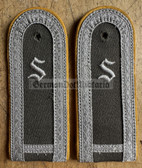 sblay015a - c1970s with stitched S - OFFIZIERSSCHUELER YEAR 1 - Nachrichten - Signals - pair of shoulder boards