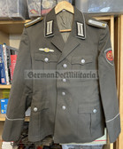 wo207 - NVA Army Warrant Officer Uniform Jacket with qualification clasp - Signaller Faehnrich rank - size m48
