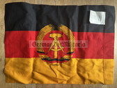 ft027 - East German state flag c1980s - with label - cottonlike - 60cm x 40cm