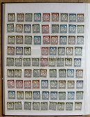 ac896 - stamp collector album with a large number of cold war West German BRD postage stamps