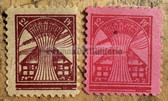 ac911 - early scarce East German postage stamp set - Mecklenburg - from c1947/48