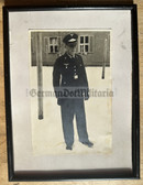 ac922 - Luftwaffe Soldat portrait photo - large size, framed