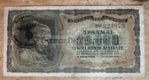 ac931 - c1943 Occupation of Greece - 25000 Drachmai banknote with German Kriegsmarine stamp