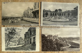 opc001 - set of four German WW1 postcards - used as Feldpost
