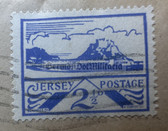 ac944 - c1943 German occupation of the Channel Islands - Jersey letter with stamp and cancellation