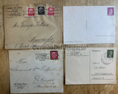 ac948 - 4x German WW2 letters with stamps & cancellations - includes letter from Vienna to Manchester