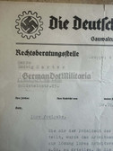 ac958 - c1939 DAF Gau Hessen-Nassau letter to confirm termination of employment - Ludwig Harter from Frankfurt/M