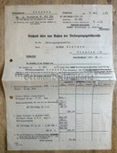 ac972 - c1935 notification of a reduction in a military service pension - Dresden