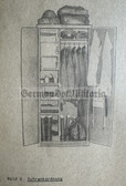 wb044 - c1978 original NVA Innendienstvorschrift DV - barracks service Manual & Regulations - wardrobes, beds, hair cuts, etc