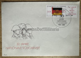 od243 - East German First Day Cover with stamps and special cancellation - c1986 30 years anniversary of the NVA Armed Forces