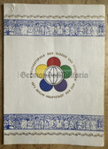 od231 - c1973 World Youth Festival in Berlin - special presentation folder with stamps & cancellation