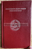 od230 - very scarce blank SED communist party membership book - never seen a blank one before