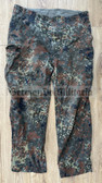 gw041 - c1996 dated Bundeswehr West German Army Flecktarn Camo combat trousers - size 11 (41" waist)