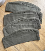 bw147 - 4x c1970s dated Bundeswehr Heer Army Schiffchen Overseas Cap - sizes 57, 58, 2 x 60