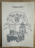 wd007 - c1990 end of service certificate with photo - MSB-3 in Leipzig - NVA security battalion