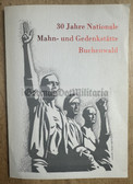 od064 - c1988 KZ Concentration Camp Buchenwald Memorial 30 years anniversary - special presentation folder with stamps & cancellation