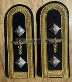 sbvm007 - OBERMEISTER administrative service - Volksmarine - Navy - pair of shoulder boards
