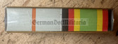 is019 - 2 place paper medal ribbon bar - NVA or Stasi or Grenztruppen Border Guards - senior NCO rank or junior Officer rank