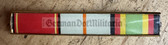 is045 - 3 place paper medal ribbon bar - Stasi MfS & NVA Armed Forces - senior NCO rank or junior Officer rank