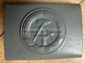0m014 - c1950s NVA, Grenztruppen field grey belt buckle - brass construction