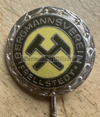 bw148 - West German Miner Association Frellstedt silver honour needle - mining
