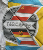 oo068 - original c1976 Warsaw Pact manoeuvres TARCZA (shield) in Poland participant commemorative scarf